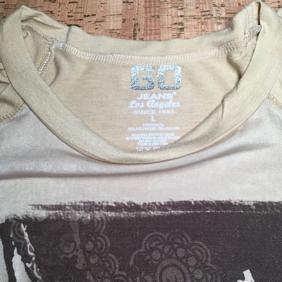 GO Jeans Los Angeles Women’s Tan Top - Picture 3 of 6